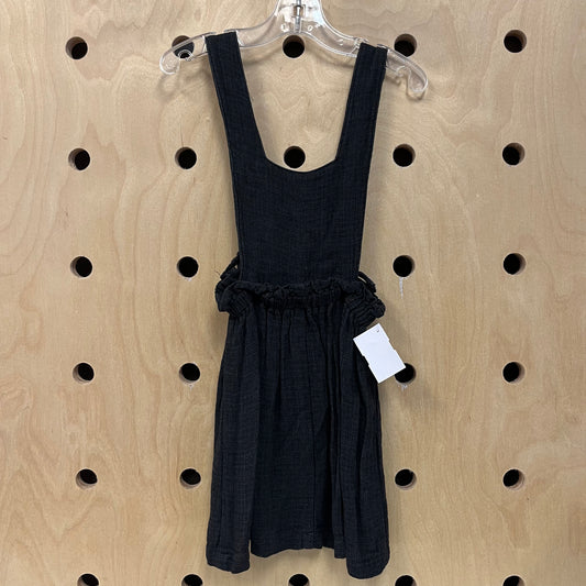 Grey Flowy Overall Dress
