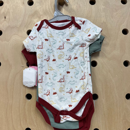 3-Pack Dino Bodysuits NEW!