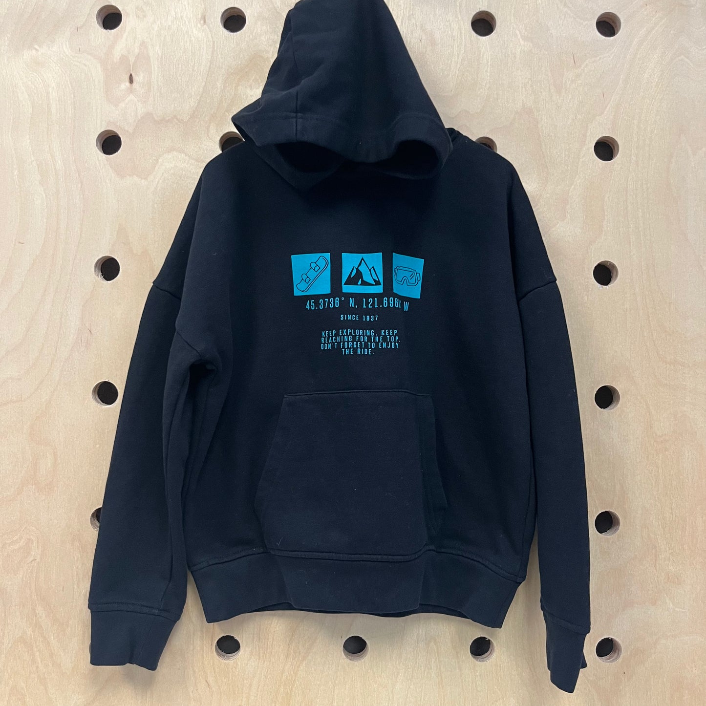 Black Coordinate Hoodie
