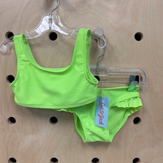 Electric Green 2pc. Swimsuit NEW!
