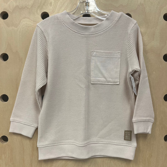 Cream Waffle Knit Long Sleeve NEW!