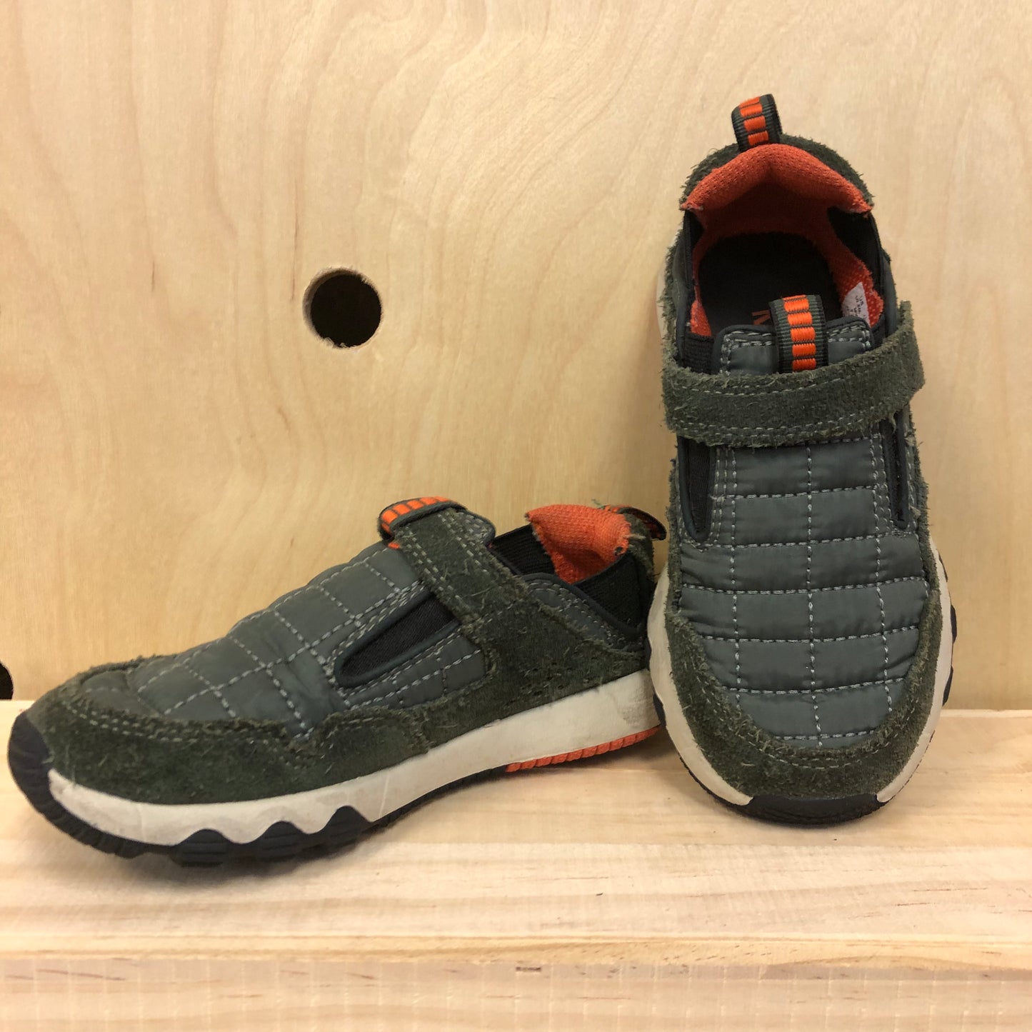 Green Quilted Sneakers