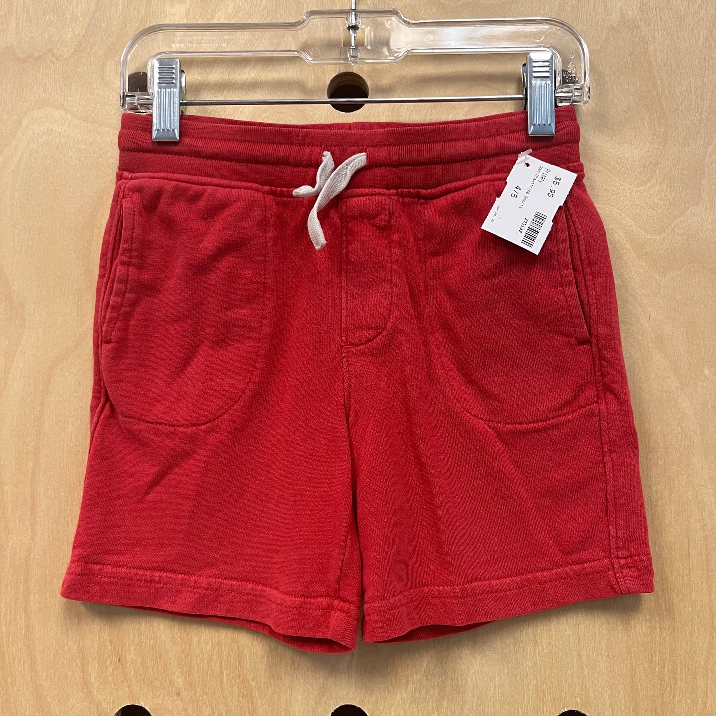 Red Drawstring Shorts