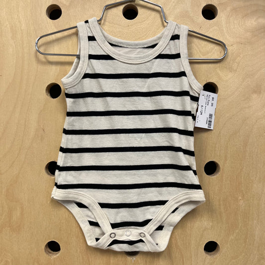 B&W Striped Bodysuit