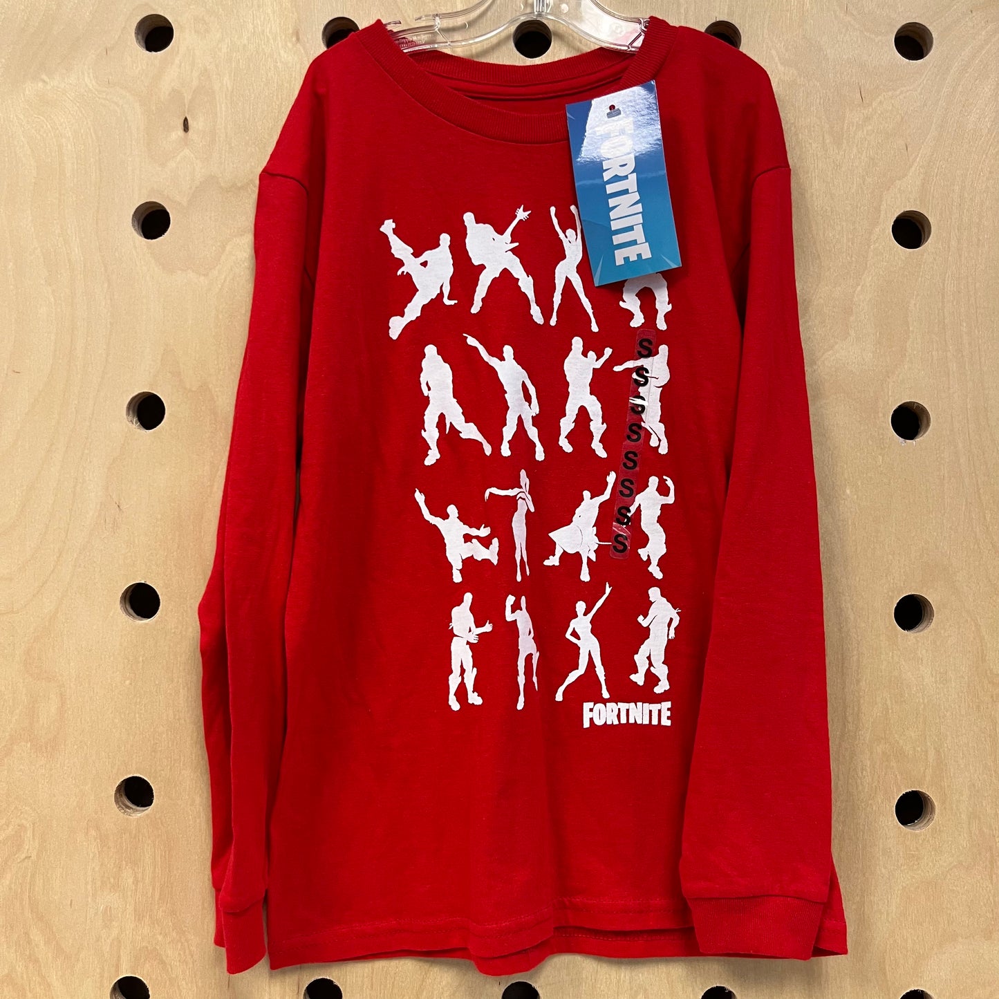 Red Fortnite Long Sleeve Tee NEW!