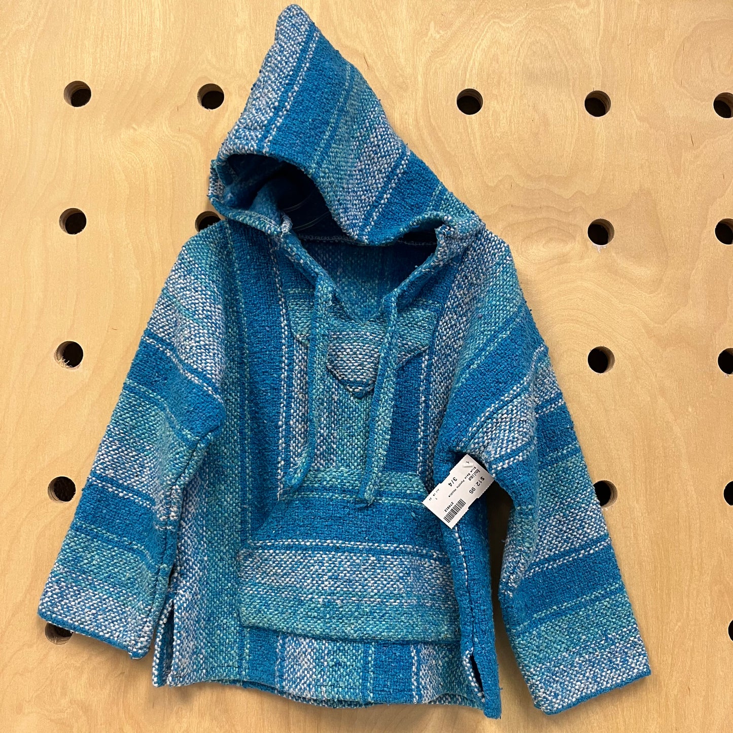 Blue Baja Poncho Hoodie