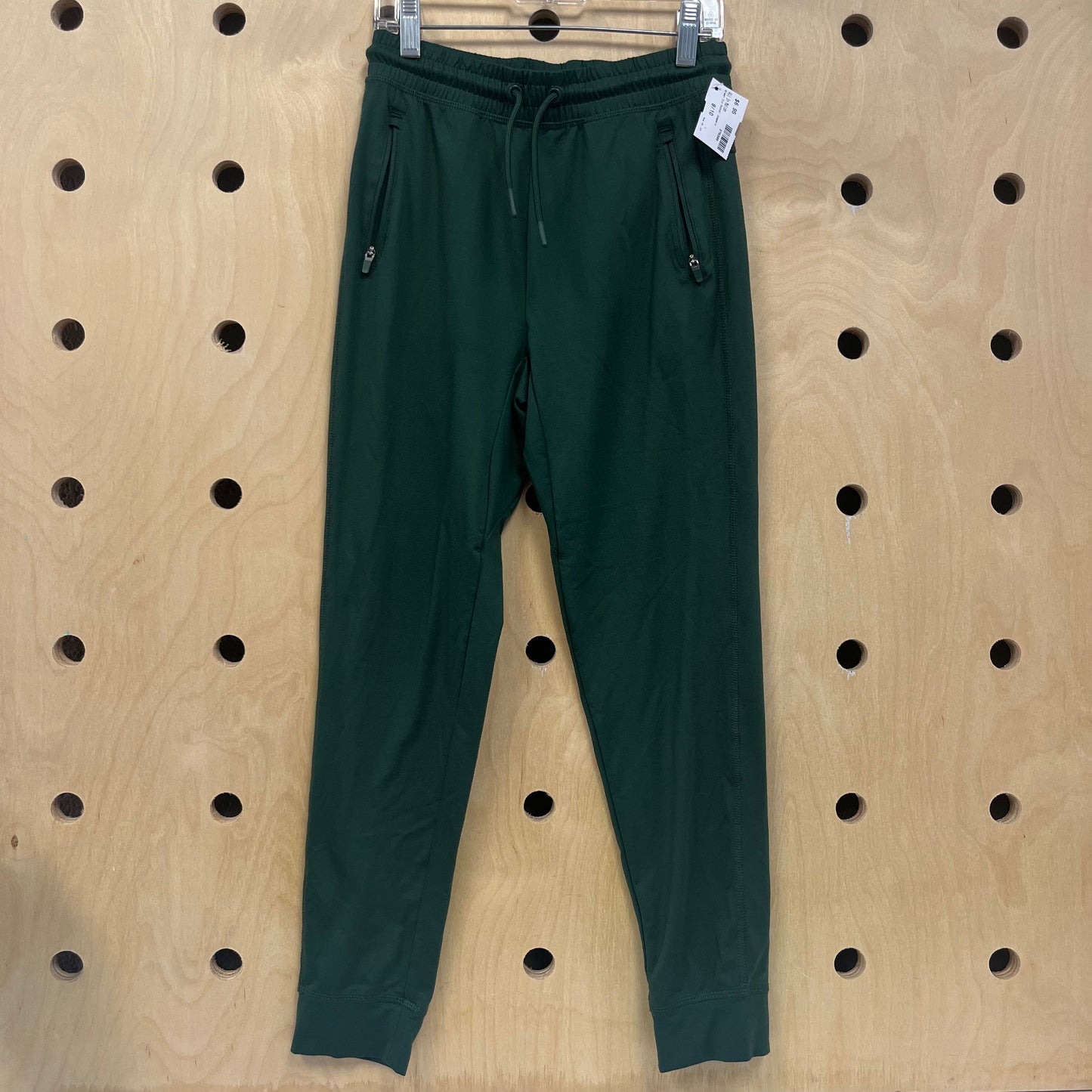 Green Zip Pocket Joggers