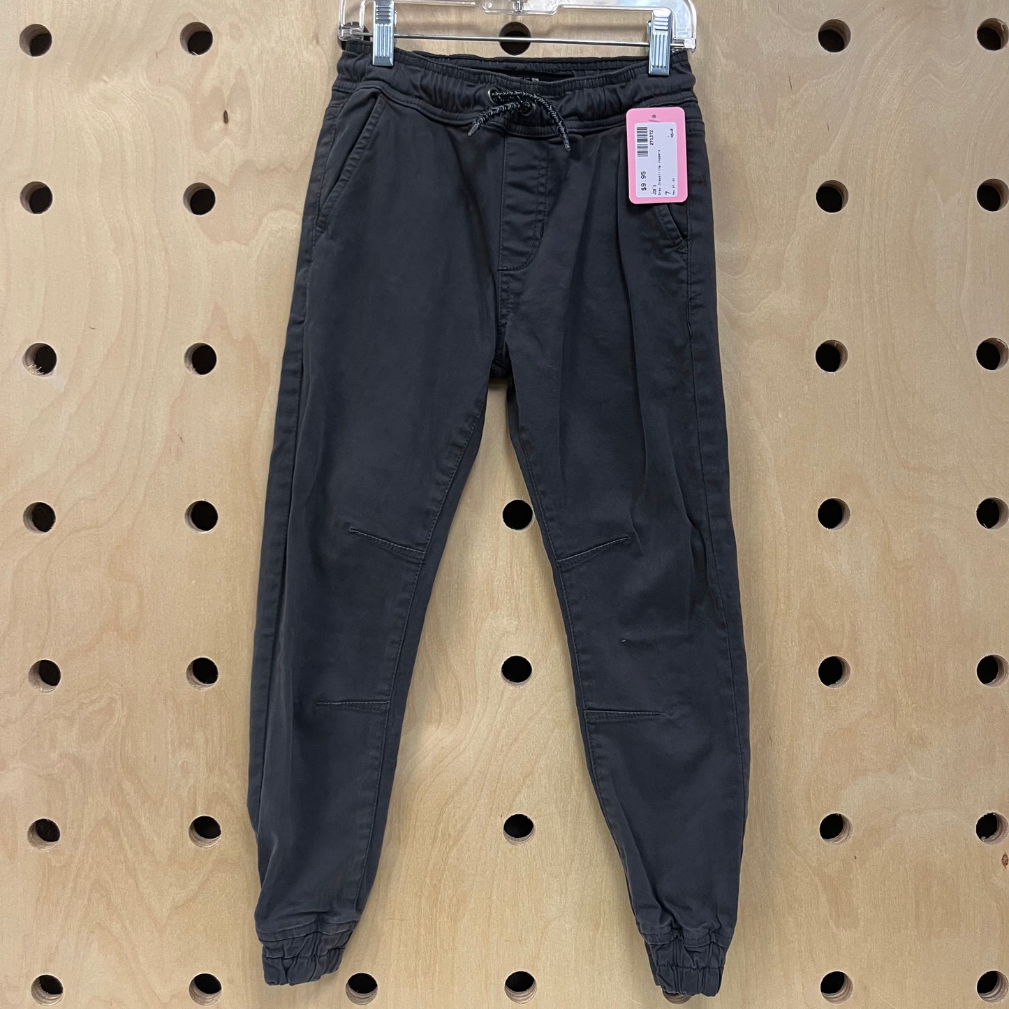 Grey Drawstring Joggers