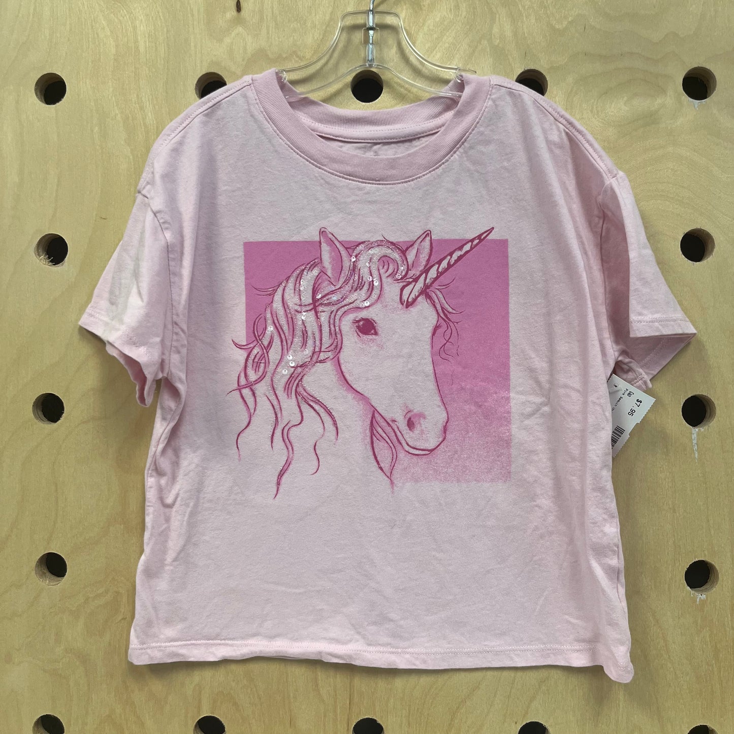 Pink Sequin Unicorn Tee