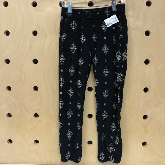 B+W Print Flowy Joggers