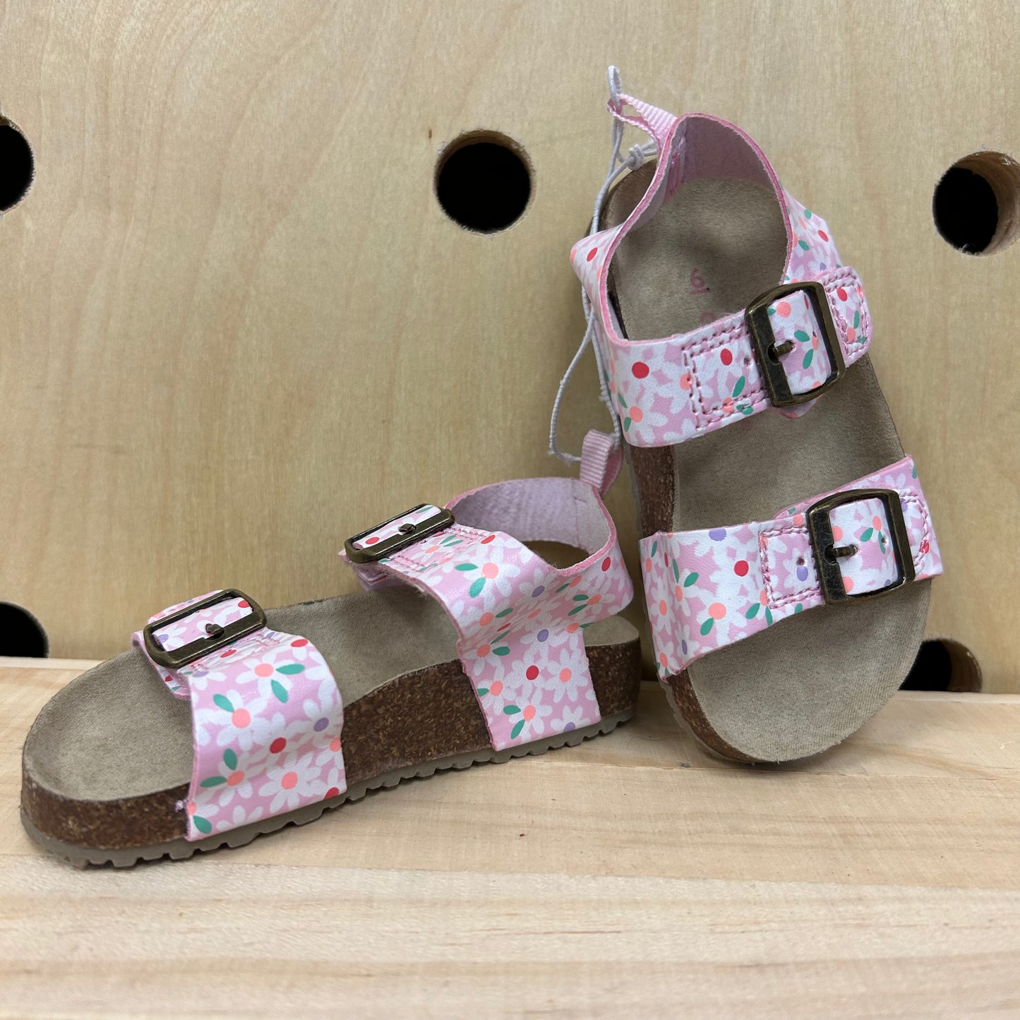 Floral Velcro Sandals NEW!