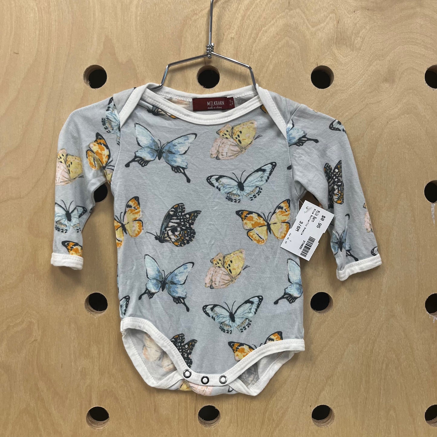Blue Butterfly Onesie
