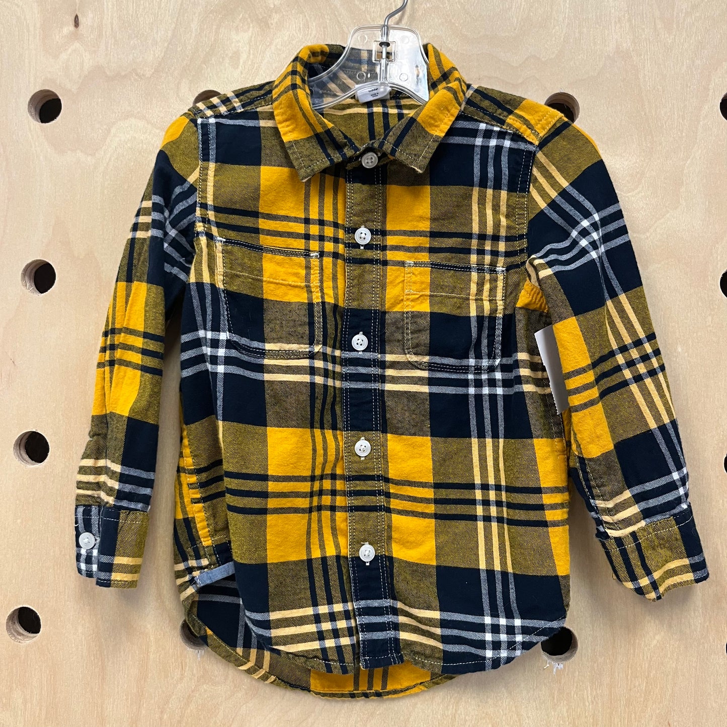 Yellow & Blue Flannel