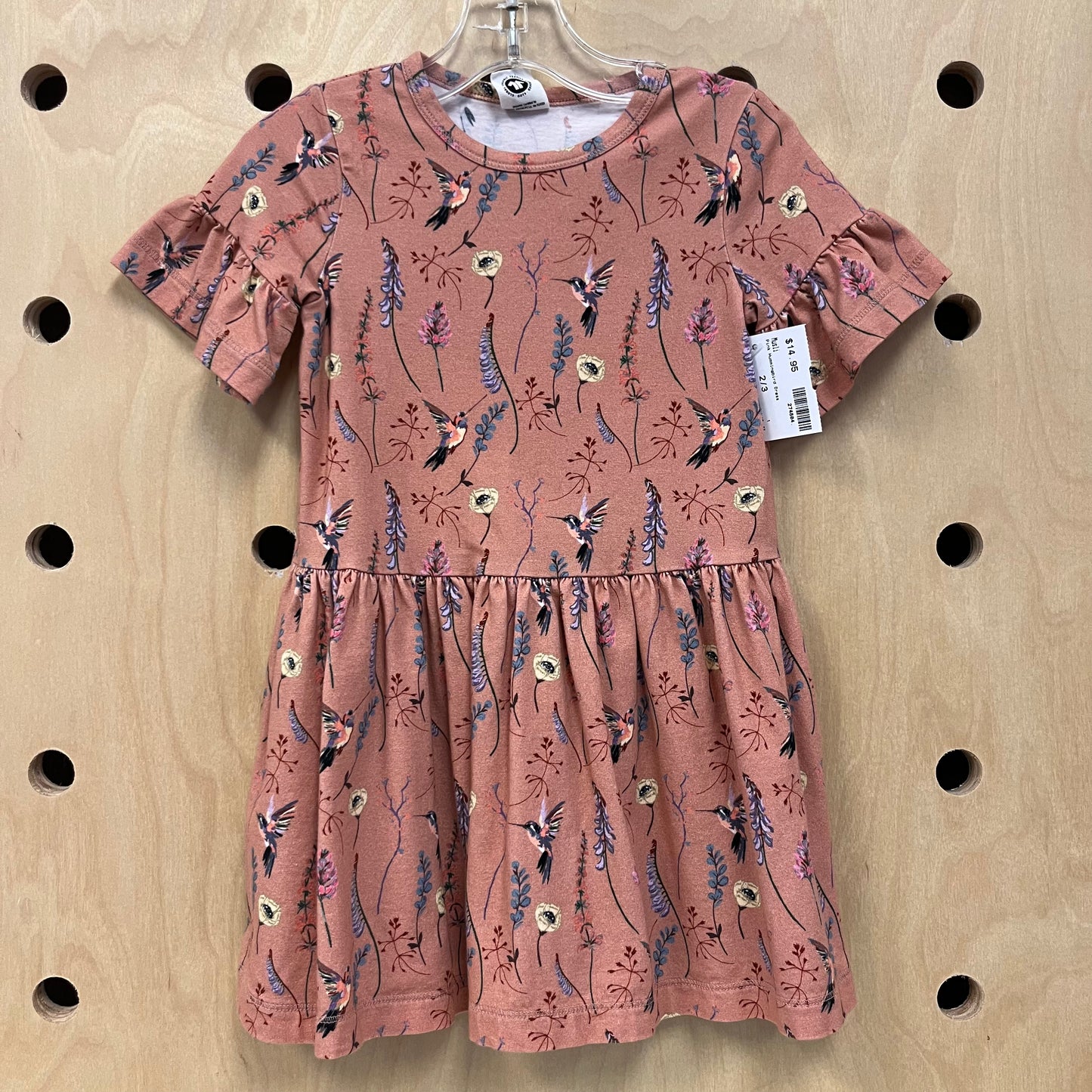 Pink Hummingbird Dress