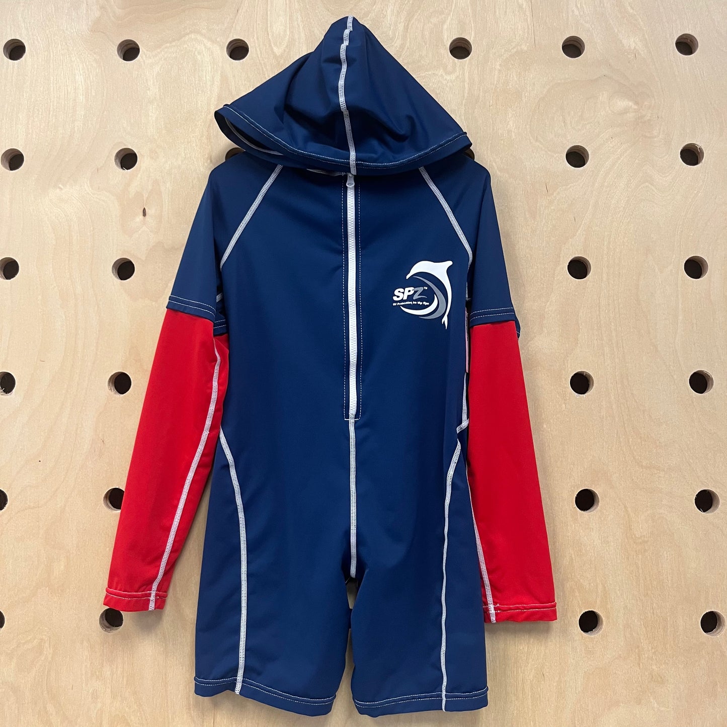 Blue & Red Rash Guard