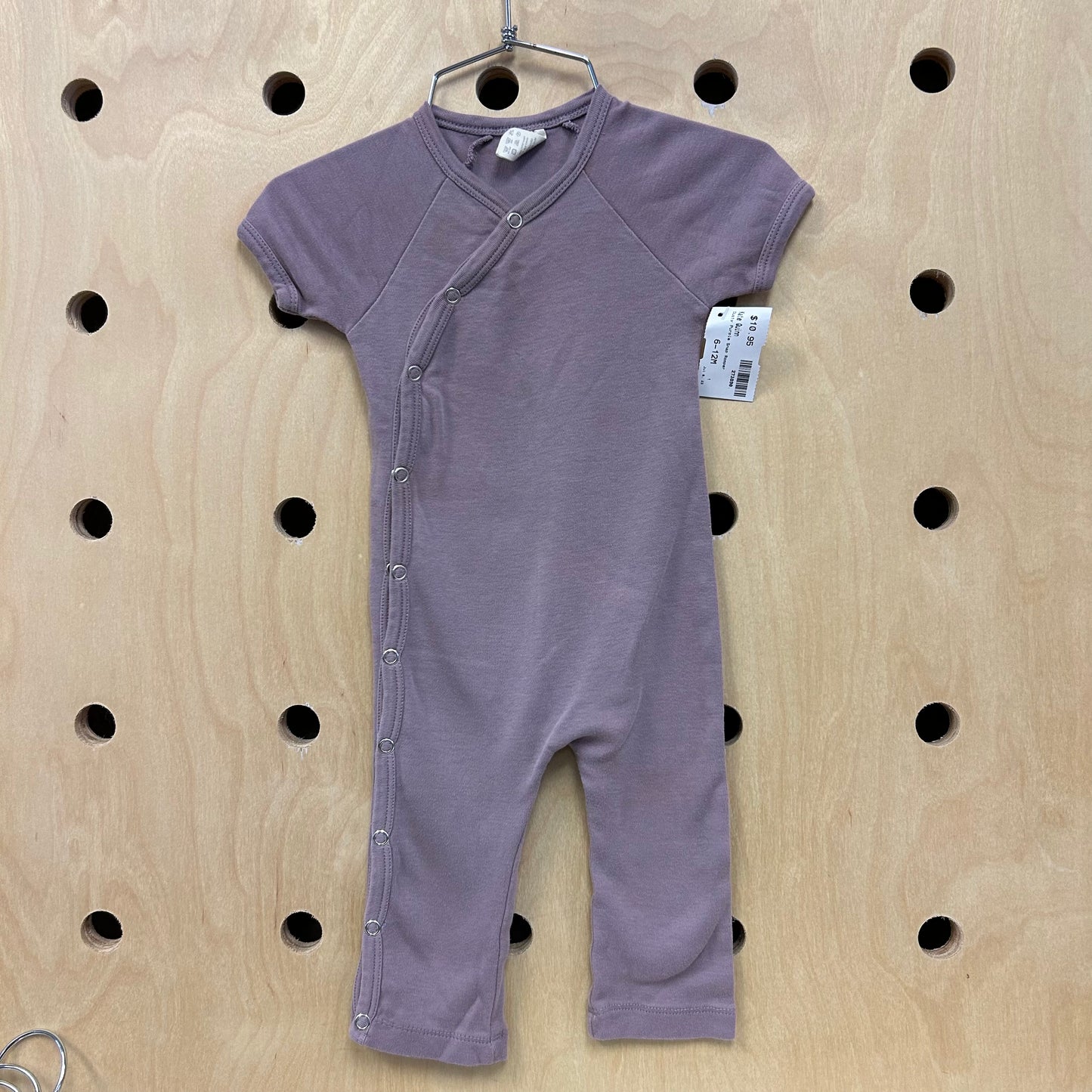Dusty Purple Snap Romper