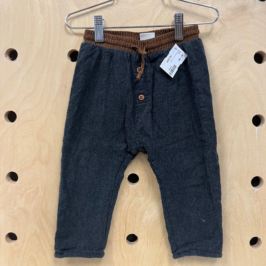 Grey+Brown Knit Pants