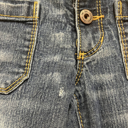 Blue Low Rise Flare Jeans