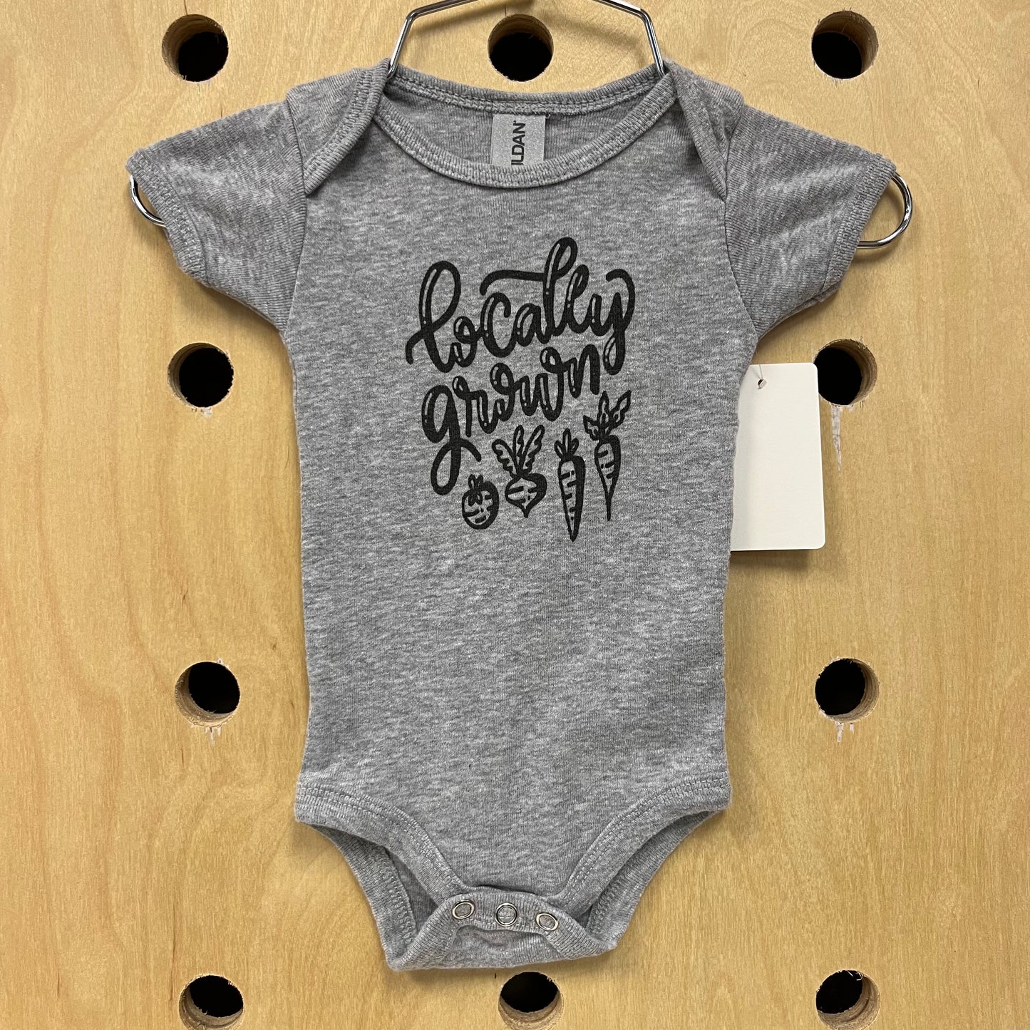 Grey Locally Grown Bodysuit