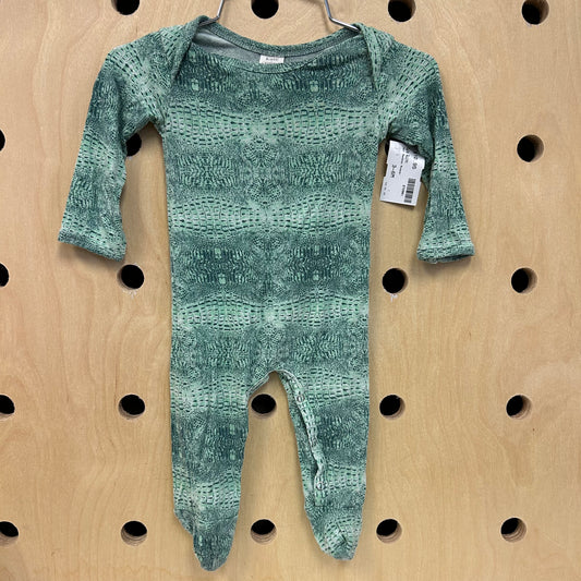 Teal Bamboo Romper