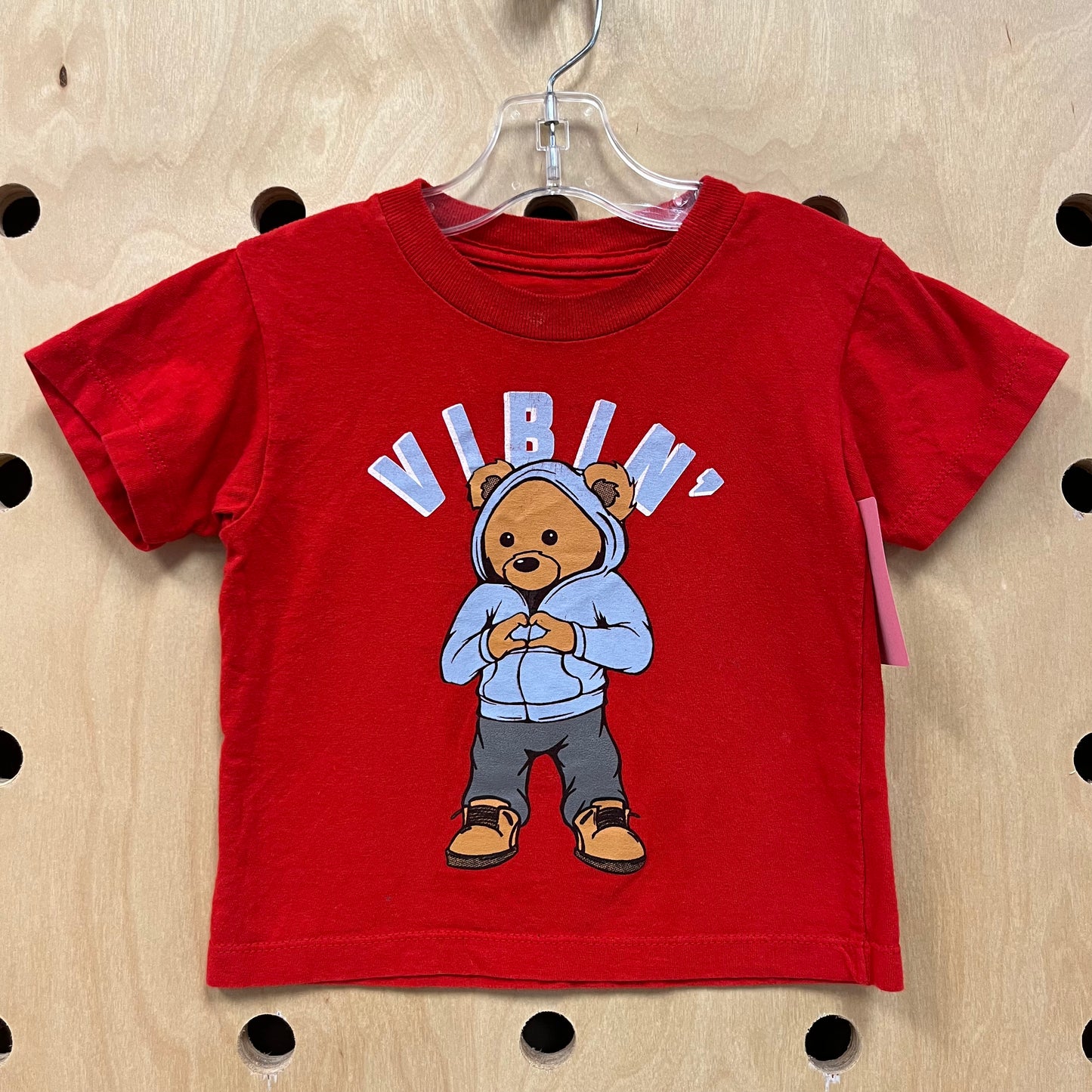 Red 'Vibin' Tee