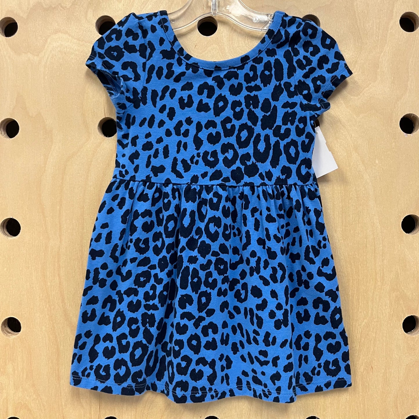 Blue Cheetah Print Dress