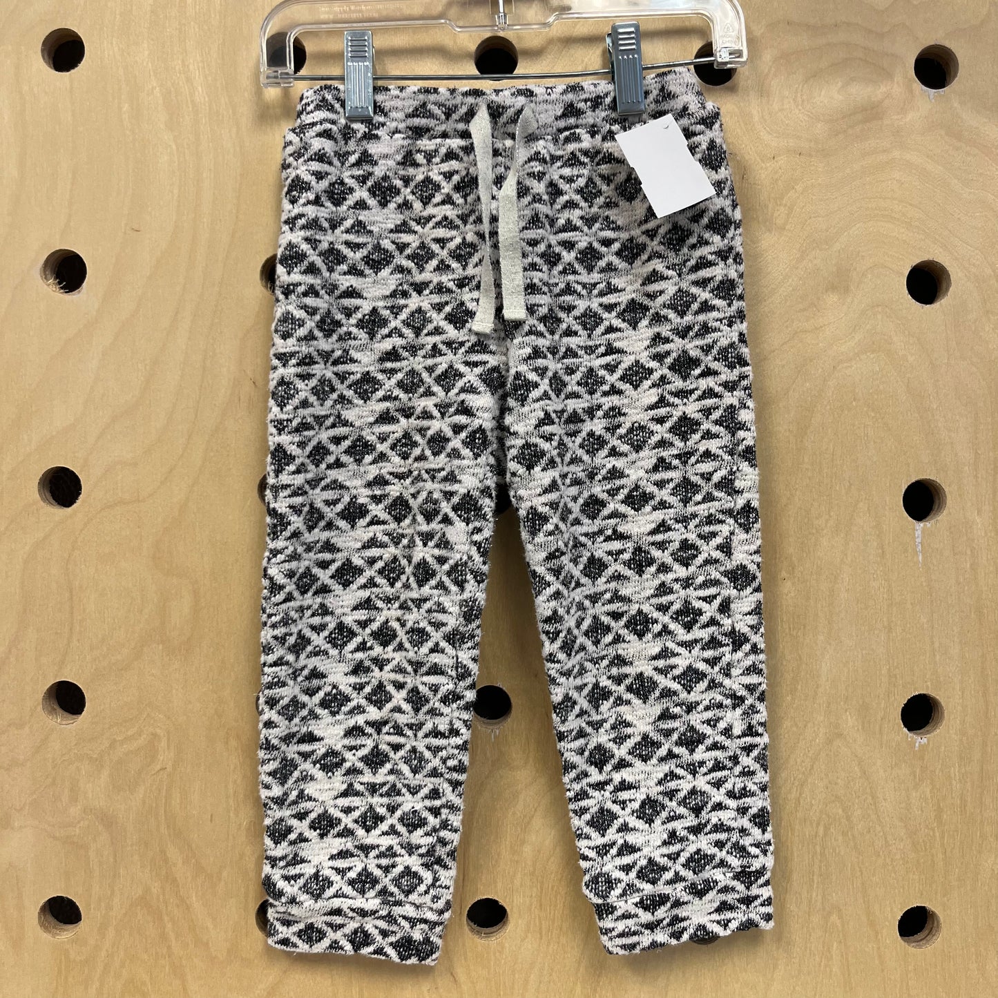 B&W Knit Sparkle Joggers