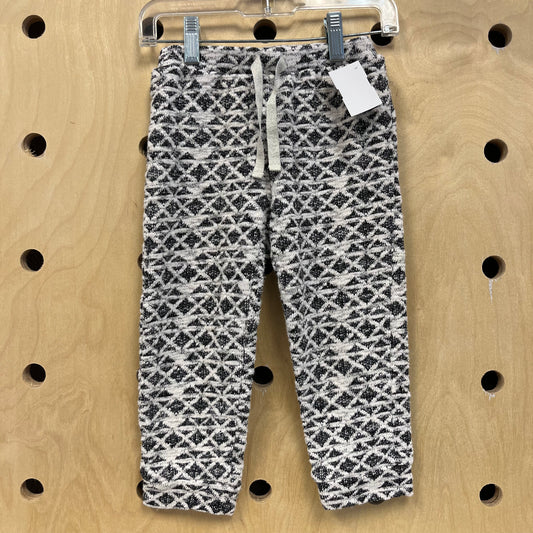 B&W Knit Sparkle Joggers