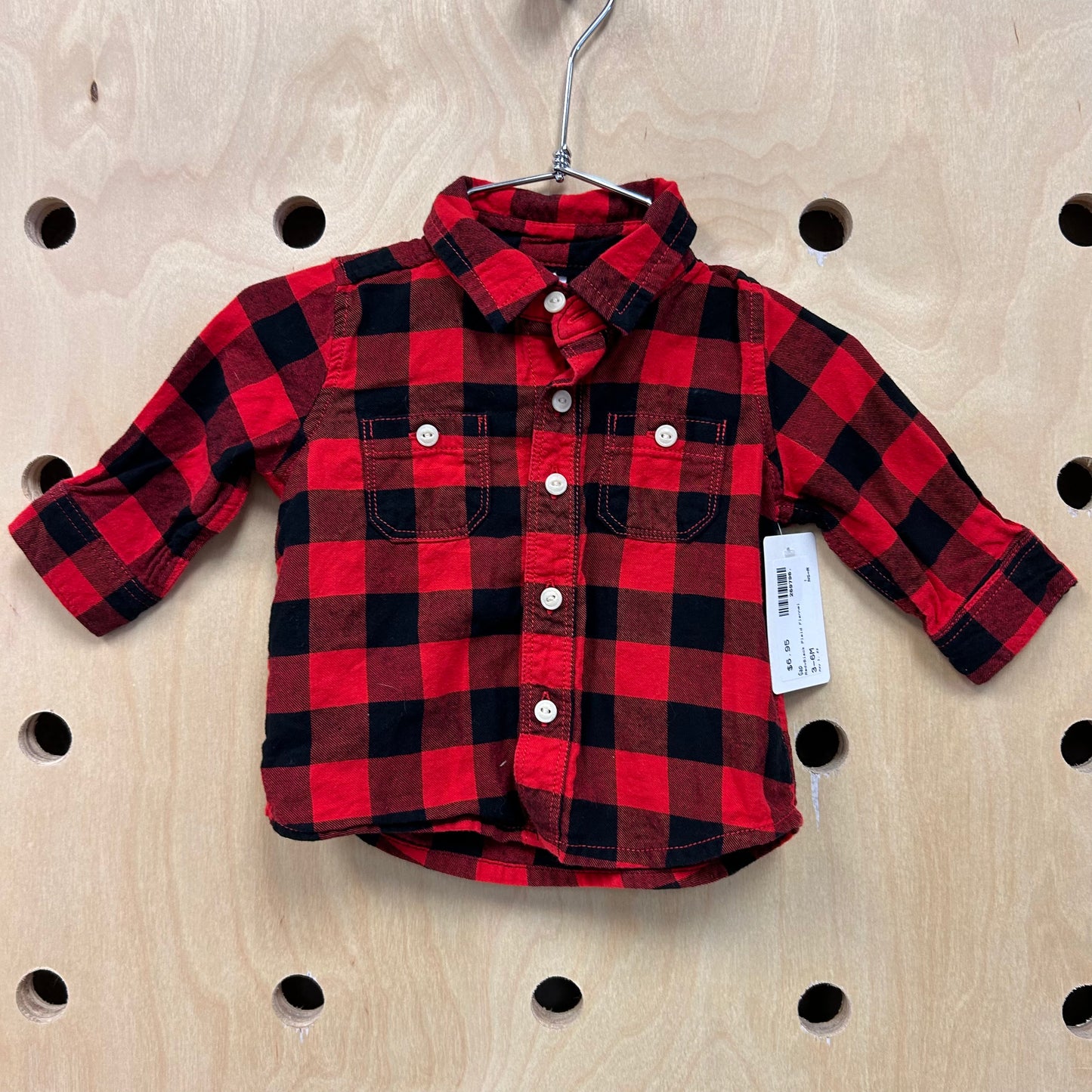 Red+Black Plaid Flannel