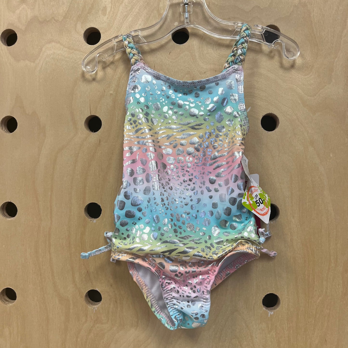 Tie Dye & Silver Shimmer Swimsuit NEW!