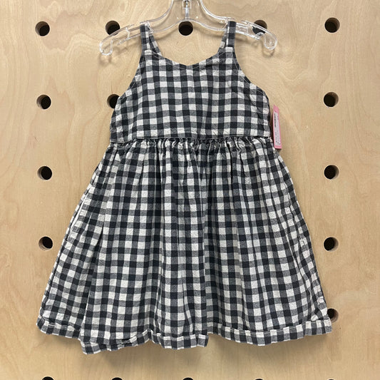 B+W Gingham Dress