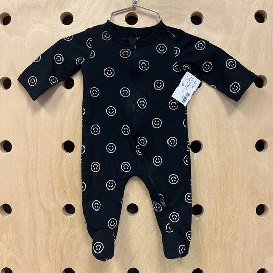 B+W Smiley Face Footies