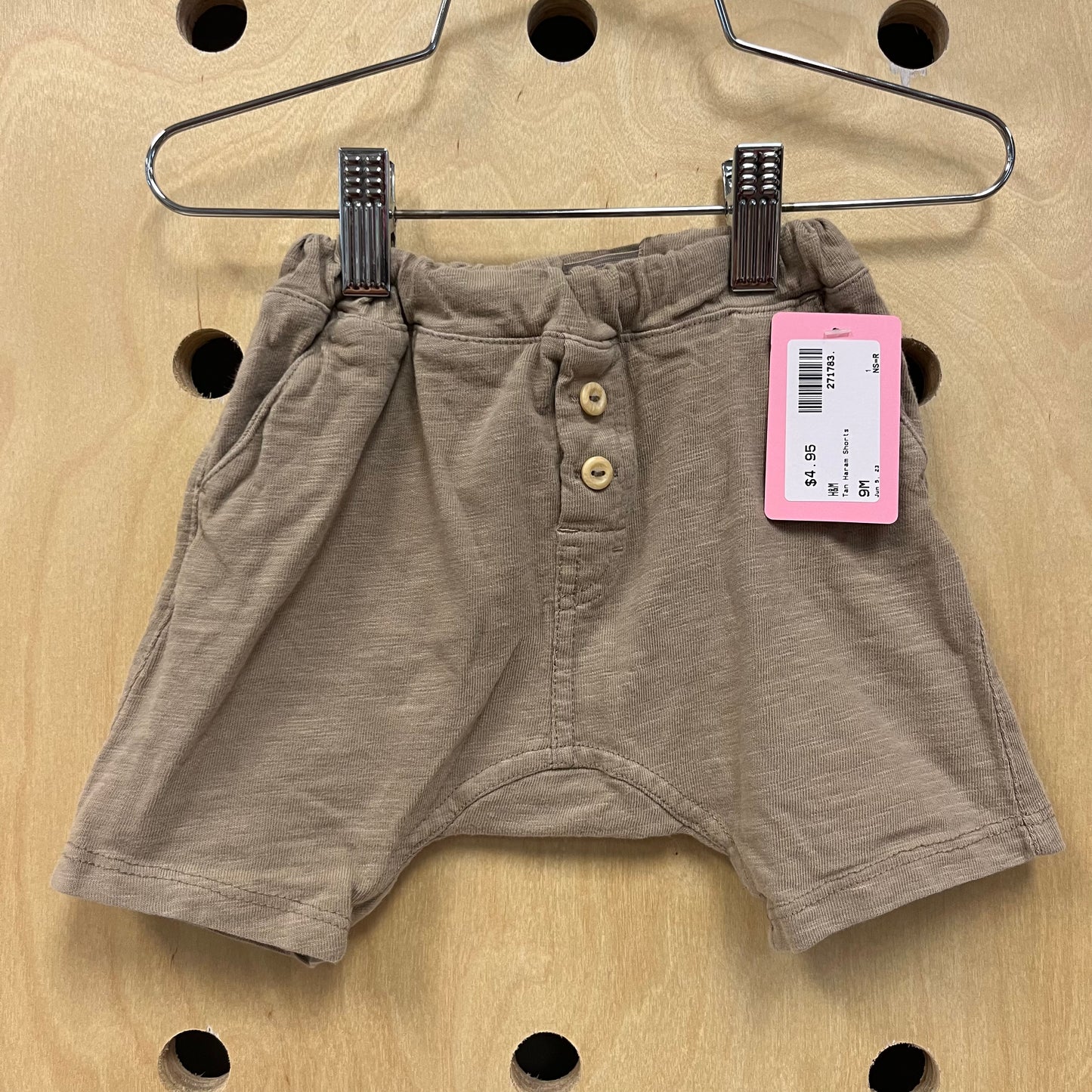 Tan Harem Shorts