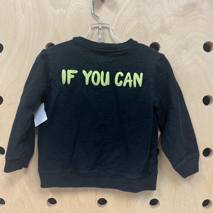 Black Catch Me Pullover