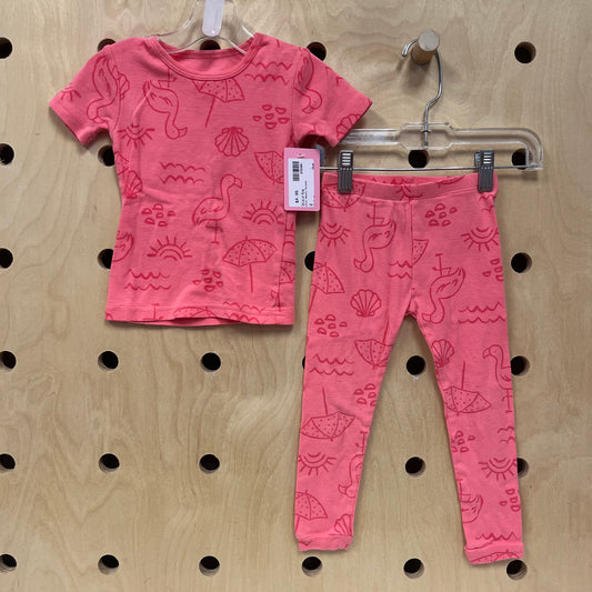 Coral Beachy Pajamas