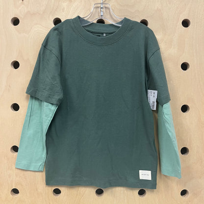 Green Faux Layered Tee NEW!