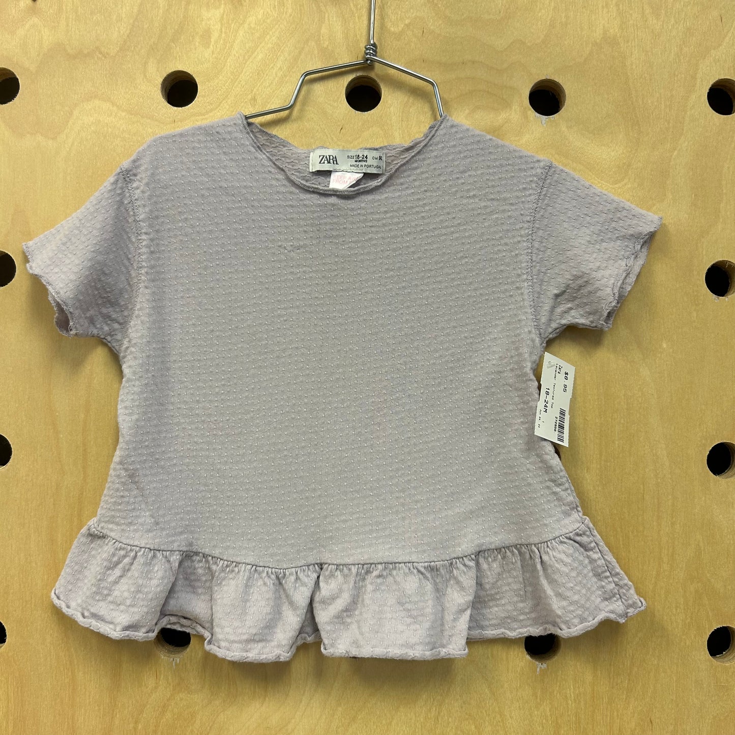 Lavender Textured Top