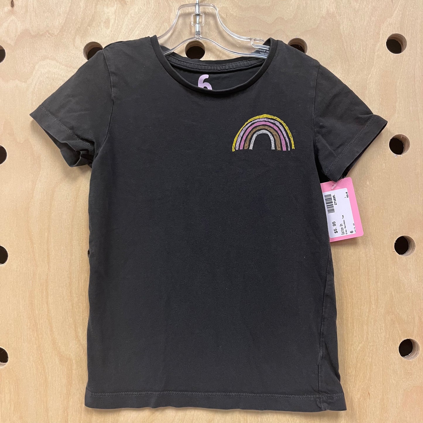 Grey Rainbow Tee