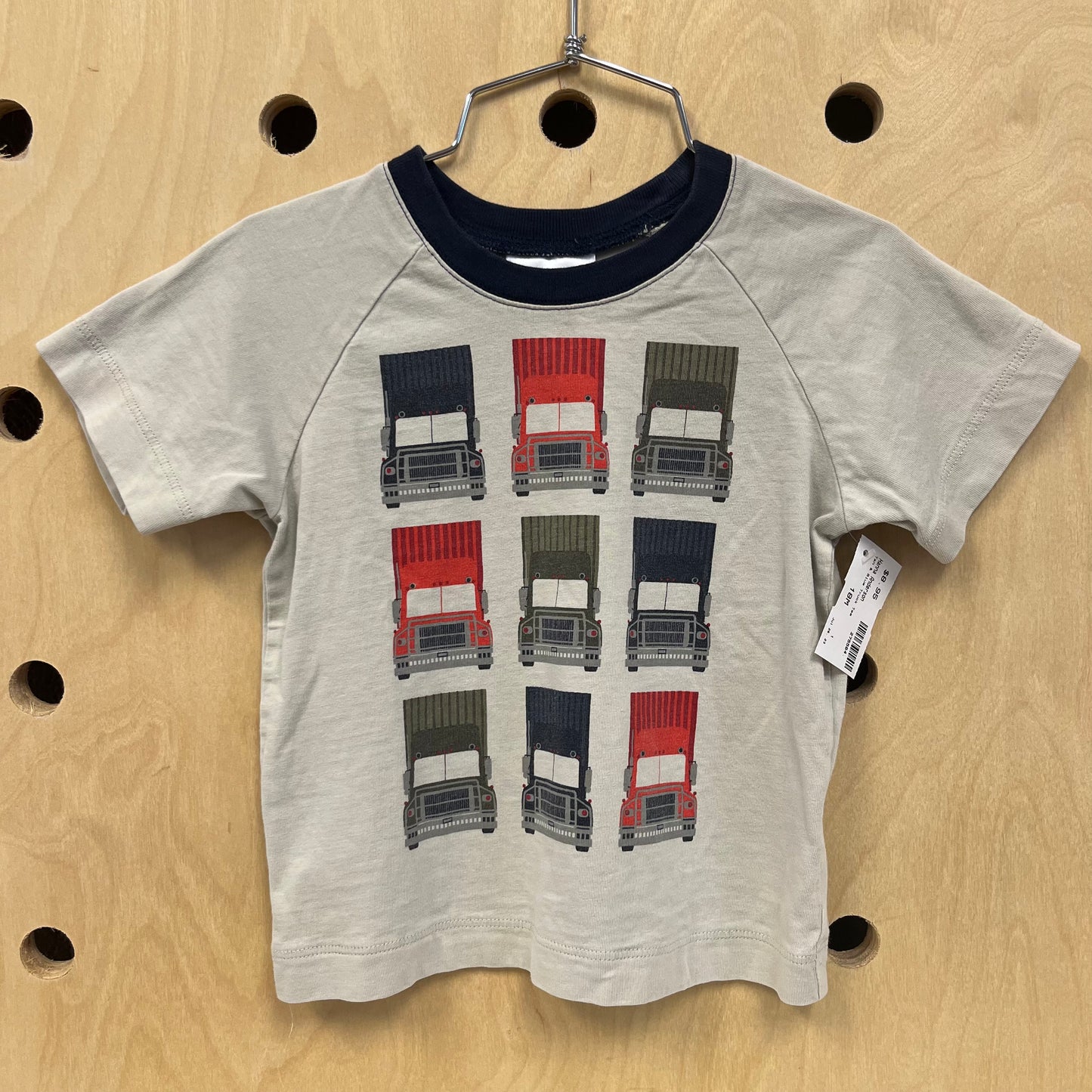 Tan & Blue Truck Tee