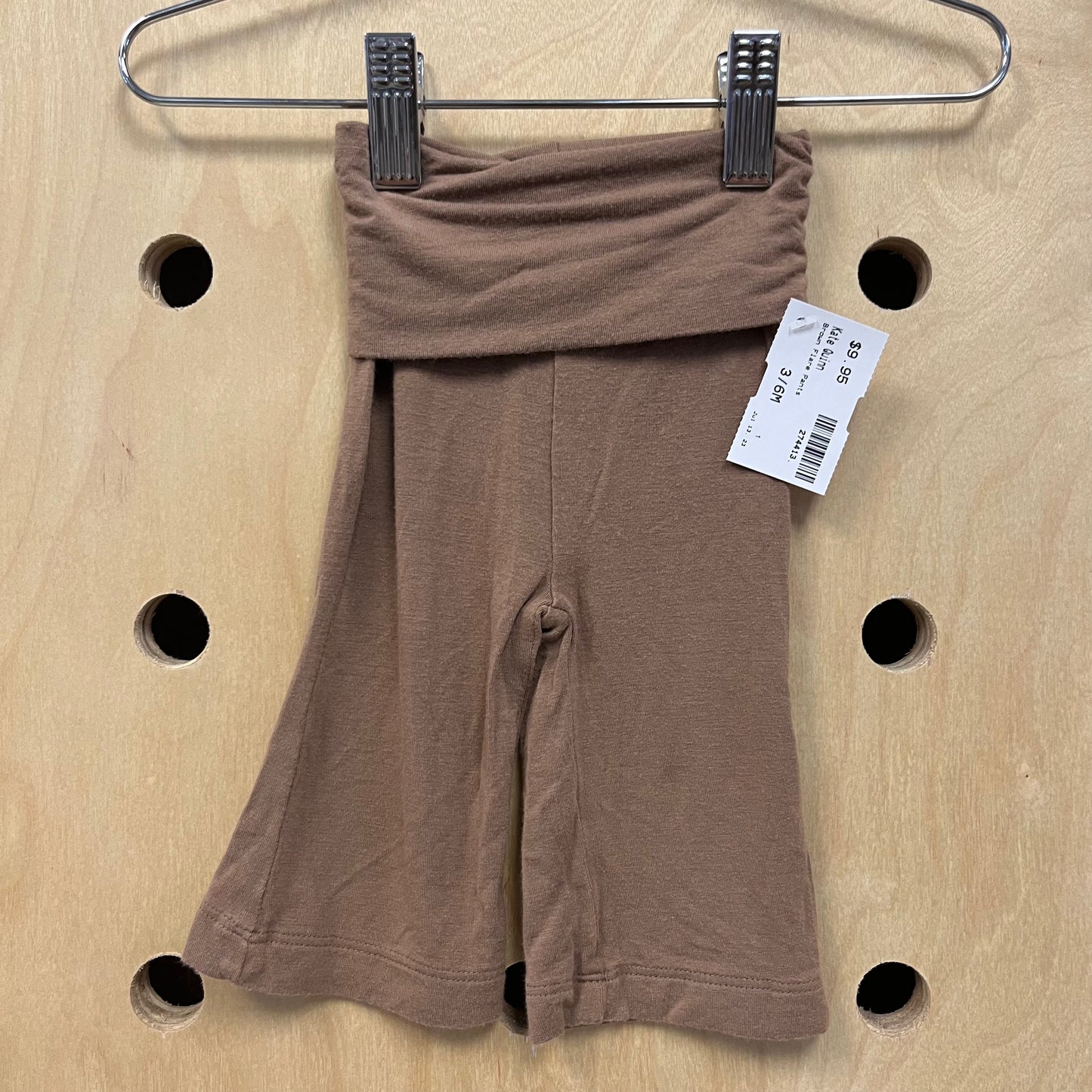 Brown Flare Pants