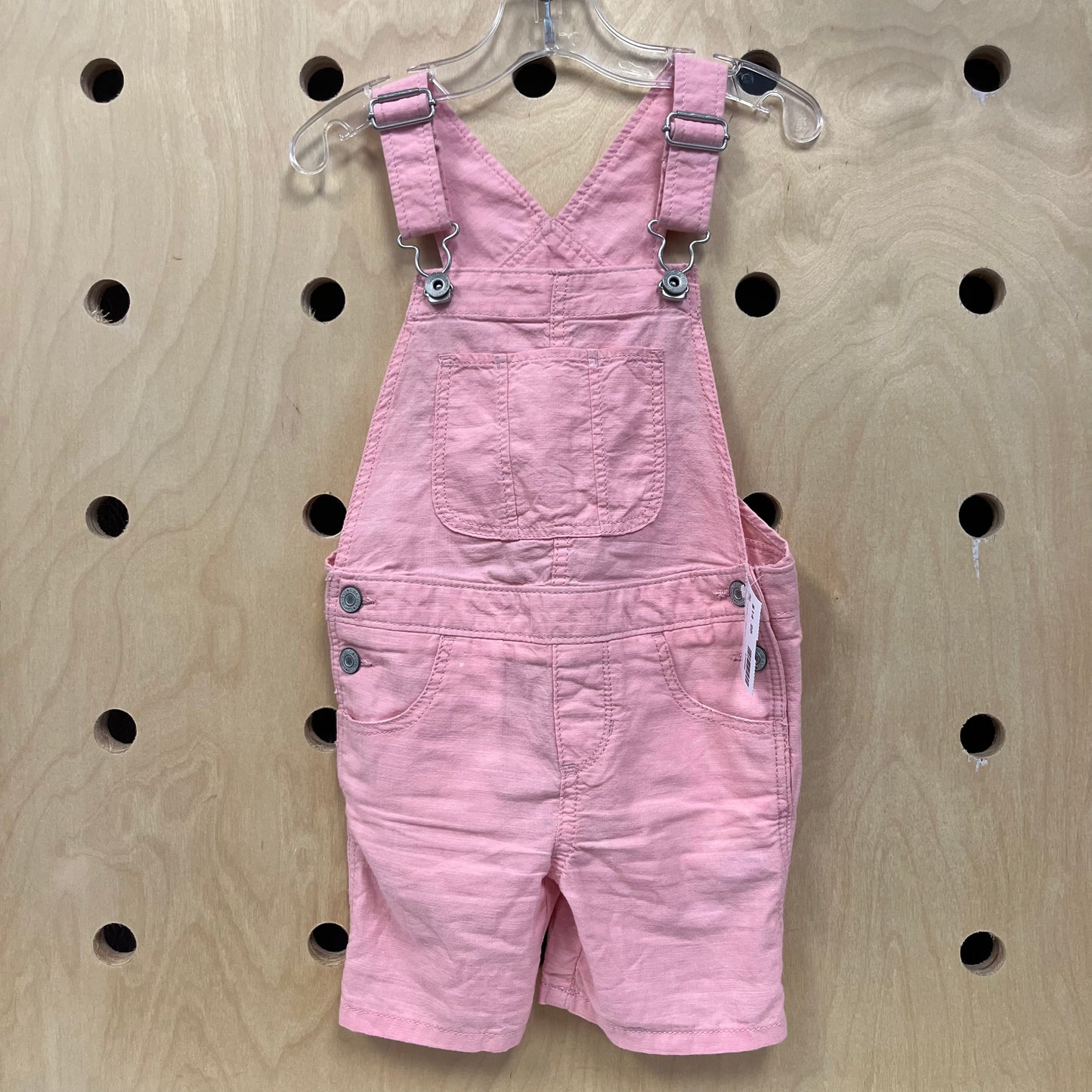 Pink Overall Shorts