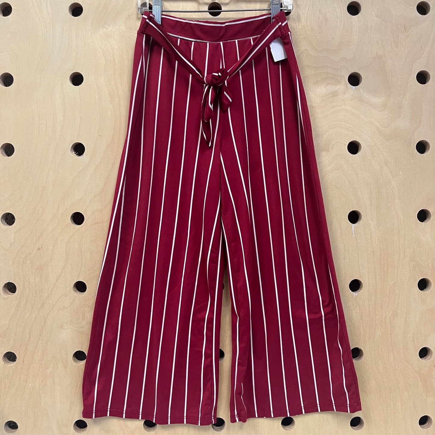 Red & White Striped Soft Pants