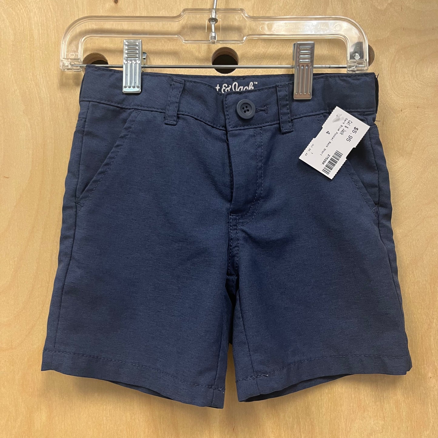 Dark Blue Pocket Back Short