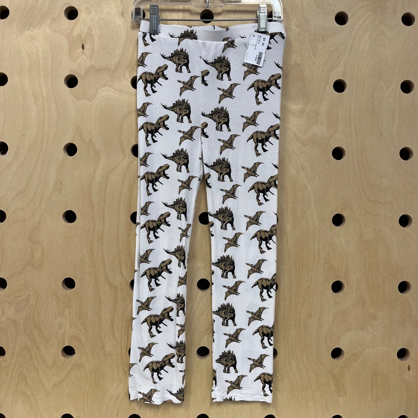 White Dino Leggings