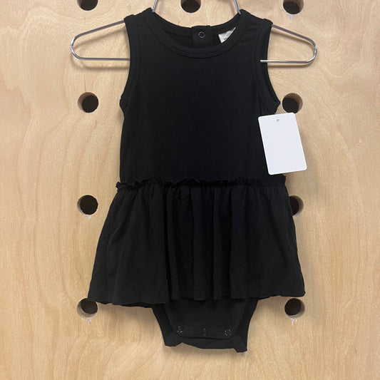 Black Bamboo Romper