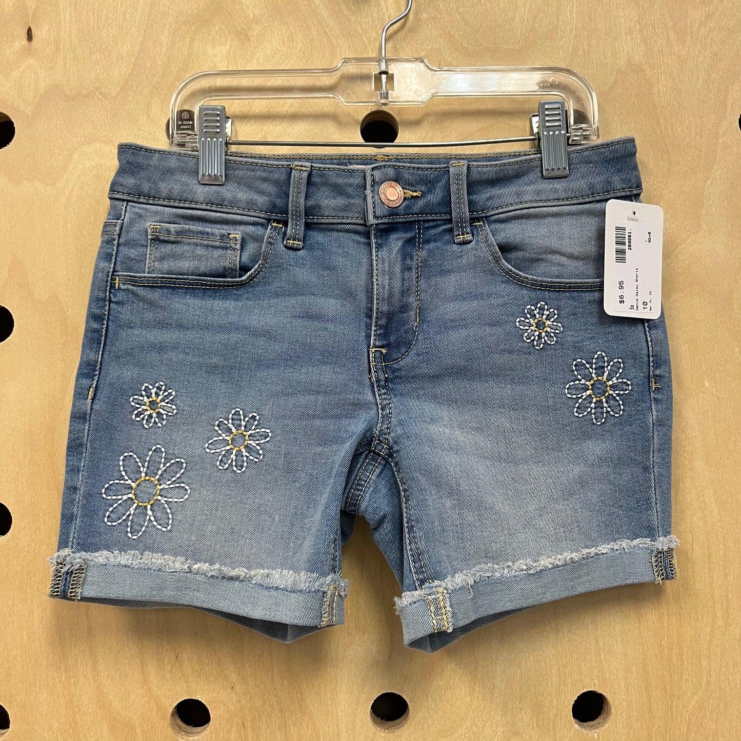 Denim Daisy Shorts