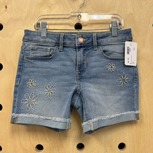 Denim Daisy Shorts