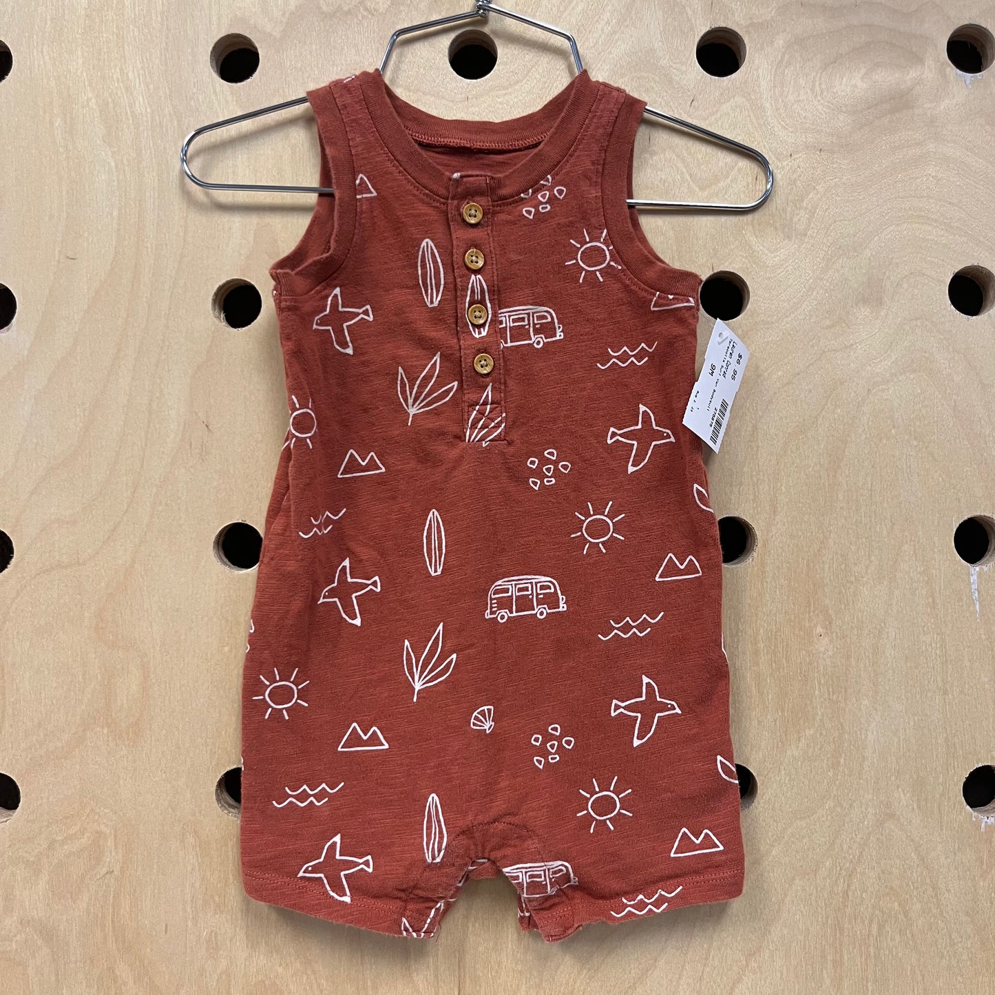 Teracotta Surf Van Bodysuit