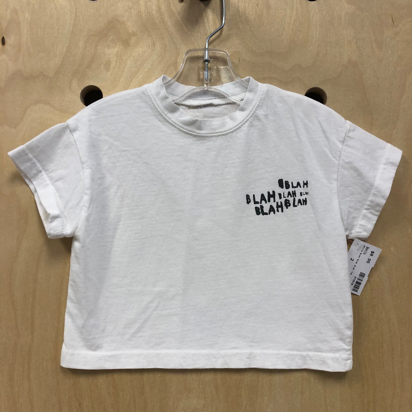 White Blah Blah Blah Tee