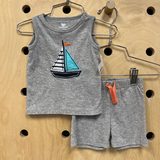 Grey Sailboat Outfit